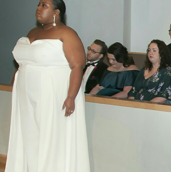 jumpsuit with train plus size